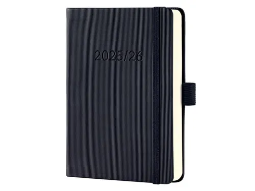Weekagenda Conceptum 25/26 18maands (NL/FR/EN/DU) zwart Hardcover