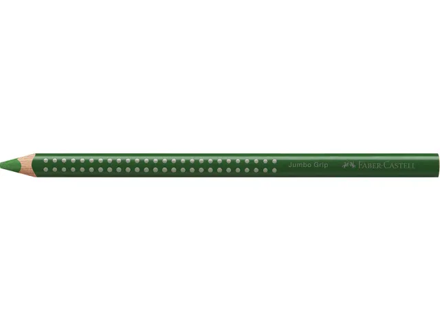 Kleurpotlood Faber-Castell Jumbo GRIP 67 olijfgroen permanent