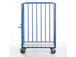 pakketwagen,draagverm. 600kg,laadvl. LxB 1200x770mm,houtetage,RAL5010