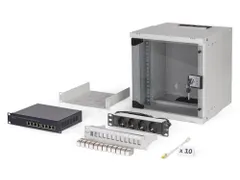 Digitus DN-49100-SET rack 6U Wandrek Serverkast Grijs