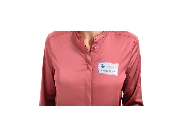 HERMA 4405 Naambadge textieletiketten A4 80x50mm Wit/rood 200 stuks