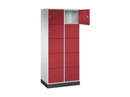 grootvolume-lockersysteem,RAL 7035/RAL 3003,HxBxD 1950x820x500mm