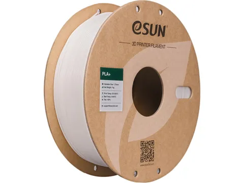 eSUN PLA+ 3D printer Filament 1,75mm Wit 1kg