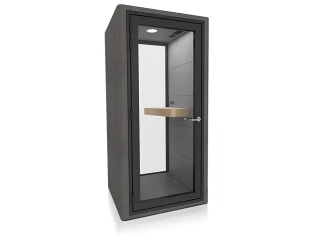 Akoestische Belcel Met Raam Roof Single POD Zwart