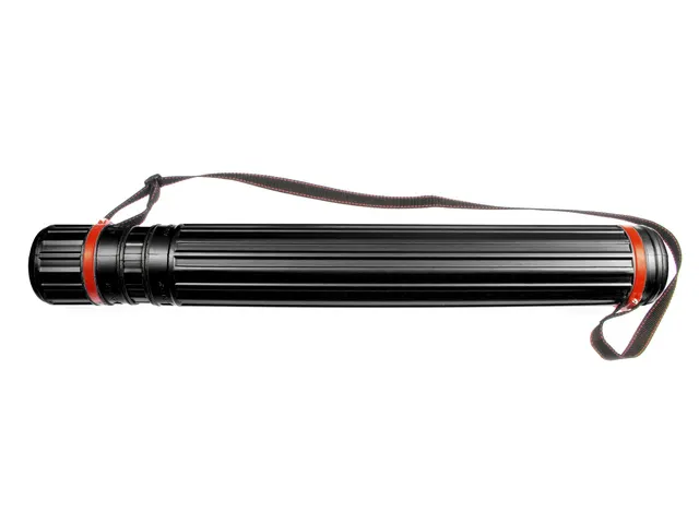 Tekenkoker Kangaro zwart PP 12.5 cm uitschuifbaar 77 - 132 cm