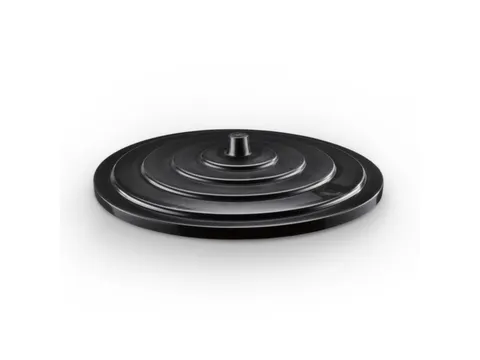 oplegdeksel,HDPE,v. ton inhoud 150l,zwart,meerprijs