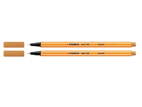 Fineliner STABILO point 88/54 oranje 0.4mm