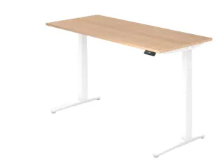 Elektrisch in hgte vst. zit-sta-bureau,HxBxD 650-1290x1800x800mm - 1