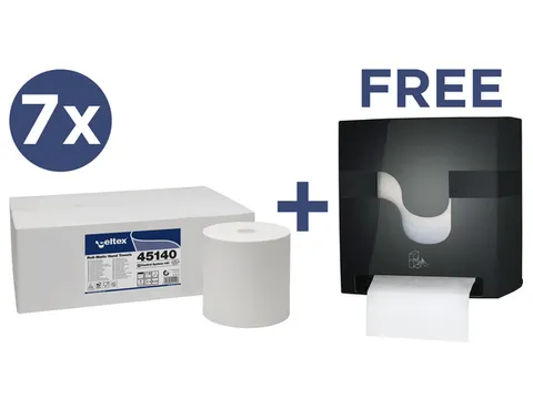 Voordeelbundel Celtex handdoekpapier met gratis Megamini E-Control dis