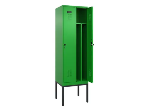 locker voor scheiding van kleding,HxBxD 2120x600x500mm,2vak
