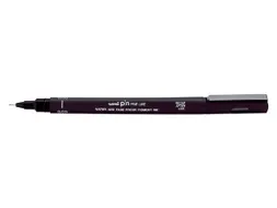 Fineliner Uni-ball Pin zwart 0.05mm