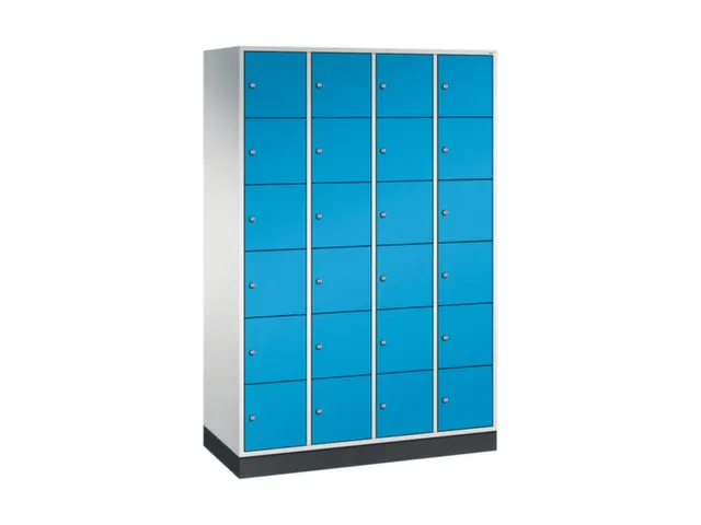 armoire multicases,RAL7035/RAL5012,HxlxP 1950x1220x500mm