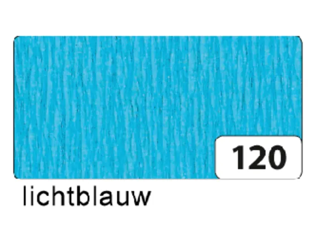 Crêpepapier Folia 50x250cm 10vel 120 lichtblauw