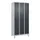 locker,HxBxD 1950x900x500mm,3vak,vak B 300mm,draaigrendel,voeten