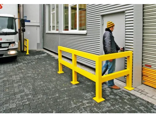 Begin-/eindpaal Voor Afzetsysteem Met Aanrijdbeveiliging Voor Binnen