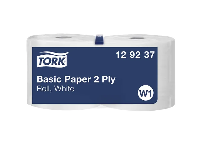 Tork Poetspapier Basic 129237 W1 2-laags Wit