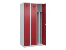 locker voor scheiding van kleding,HxBxD 1850x900x500mm,3vak