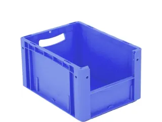 Euronorm Stapelkrat M. Grijpopening Pp Hxlxb 220X400X300Mm Blauw - 2
