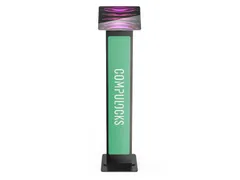 Compulocks 140BSMP01B, Aluminium, Zwart