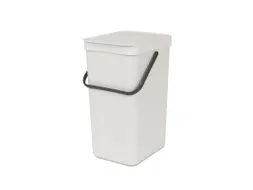 Afvalemmer Sort & Go 16 Liter Lichtgrijs