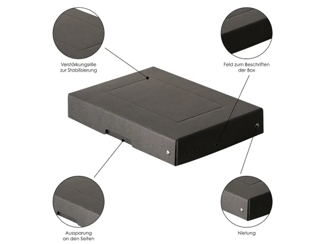 PureBox Black A5 40mm