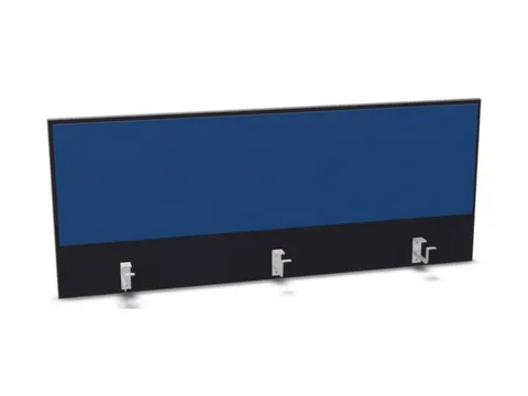 opzetpaneel bureau aanbouw achter B 1400mm CC-zwart BN6016-blauw