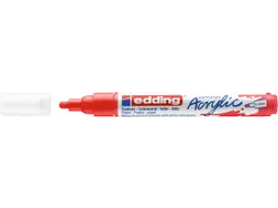 Acrylmarker edding e-5100 medium verkeersrood