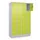 lockerkast,HxBxD 1950x1200x500mm,4x4vakken,vak B 300mm,cil.-slot