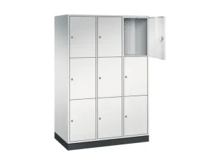 grootvolume-lockersysteem,RAL 7035,HxBxD 1950x1220x600mm,3x3vakken - 1