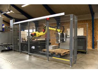 wandelement,v. machine-veiligheidshek,HxB 2050x1000mm - 3