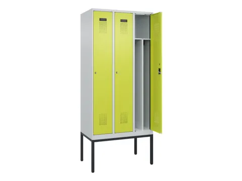 locker voor scheiding van kleding,HxBxD 2120x900x500mm,3vak