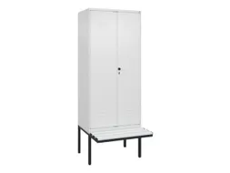locker voor scheiding van kleding,HxBxD 2120x800x815mm,2vak
