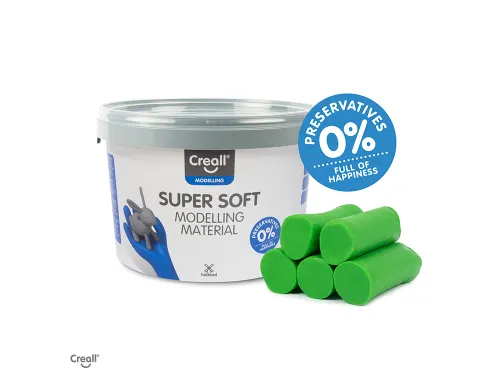 Klei Creall supersoft groen 1750gram