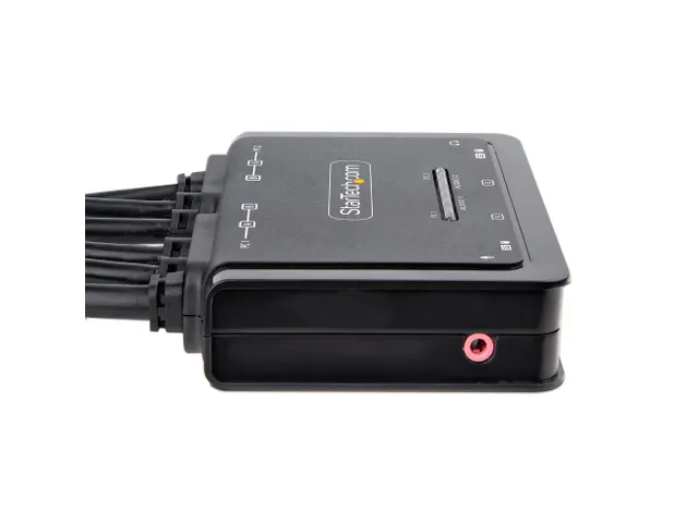 2-Port Dual-Monitor DisplayPort KVM Switch 4K 60Hz