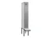 locker met bank,voor scheiding van kleding,HxBxD 2120x300x815mm,1vak
