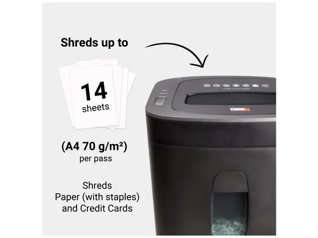 Papiervernietiger 14 Vel 4x33mm Snippers P-4 19 Liter