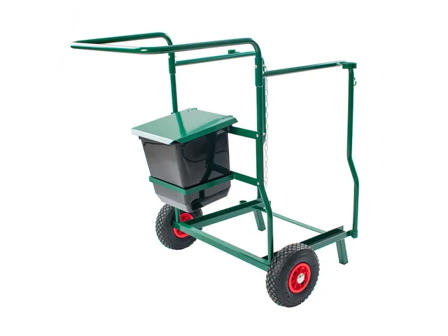 Containerkar voor 1x 240 Liter container Groen