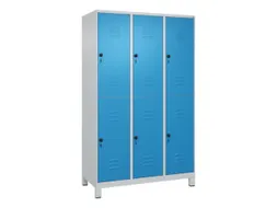 dubbeldekse locker,HxBxD 1950x1200x500mm,3x2vak.,vak B 400mm