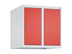 opzetkast,v. locker,2vak.,vak B 250mm,HxBxD 500x500x500mm,vleugeldeur