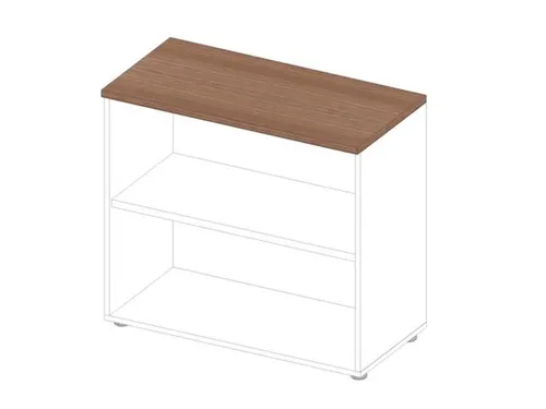 kantoorstelling HxBxD 815x900x450mm 2 OH 1xhouten vloer wit noten