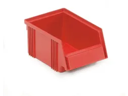 magazijnbak,HxBxD 75x105x165mm,0,6l,PP,rood