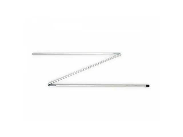 Bannière enroulable Roll-up Cube 60x200cm Argent