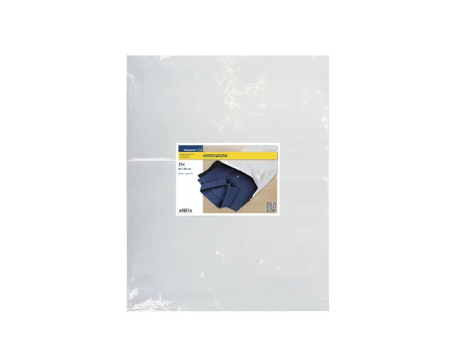 Verzendzak Raadhuis 400x500 mm 50mic CoEx PE krimp a 25 zak