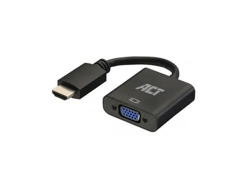 Adapter ACT HDMI naar VGA met audio 0.15 meter