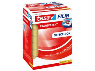 Plakband Tesa film 19mmx66m transparant 8 rollen - 1