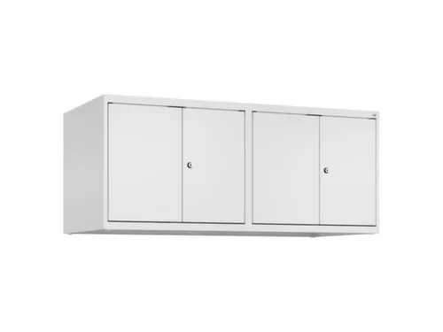 opzetkast,v. locker voor scheiding van kleding,4vak.,vak B 300mm