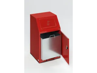 Poetskatoenbak,zelfblussend,1x43l,HxBxD 760x405x475mm,binnenbak staal - 3