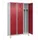 locker voor scheiding van kleding,HxBxD 1950x1200x500mm,3vak