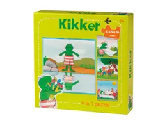 Puzzel De Wereld van Kikker 4 in 1
