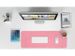 Onderlegger oprolbaar Sigel roze-zilver, 800x300x2mm imitatieleer, dub - 7